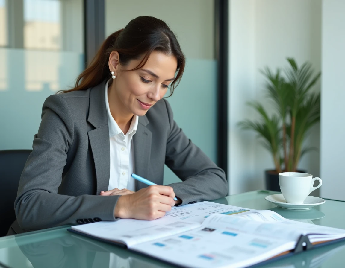 Assistante freelance analysant ses échanges LinkedIn pour convertir des prospects en missions administratives