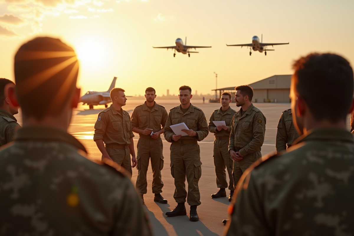 Trainees raf et cadres d