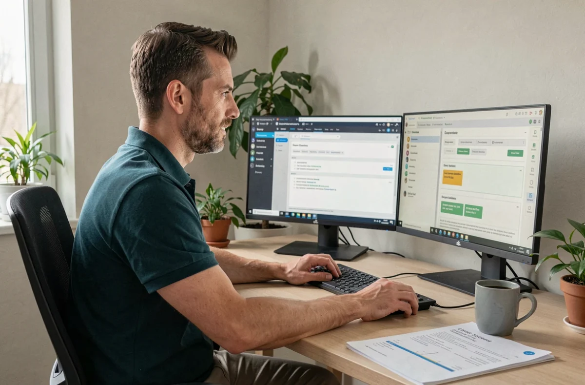 Développeur de Programmer Solutions travaillant sur des projets digitaux en Eure-et-Loir